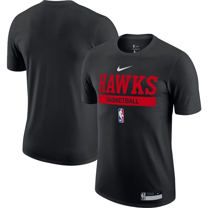 Men's Atlanta Hawks Black 2022/23 Legend On-Court Practice Performance T-Shirt - Click Image to Close